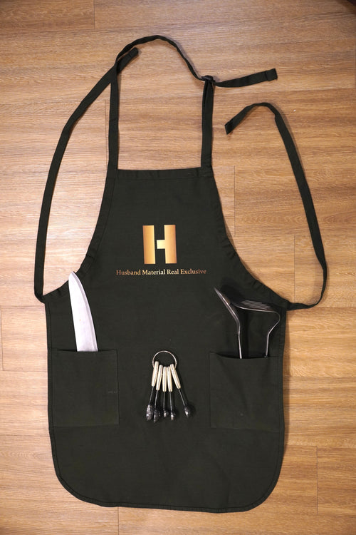 Forest Green & Gold Apron
