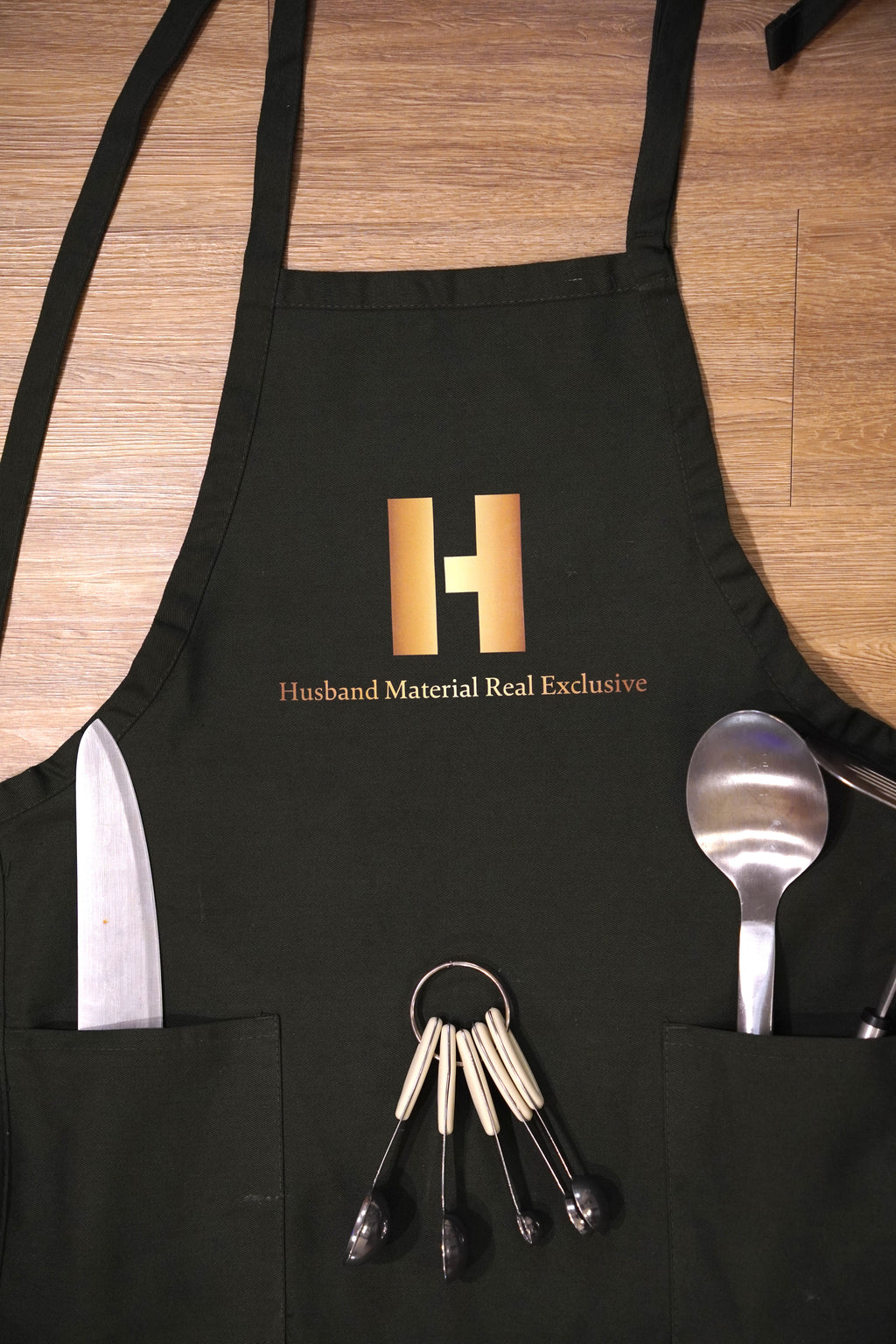 Forest Green & Gold Apron