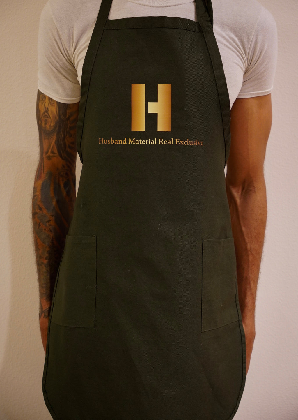 Forest Green & Gold Apron